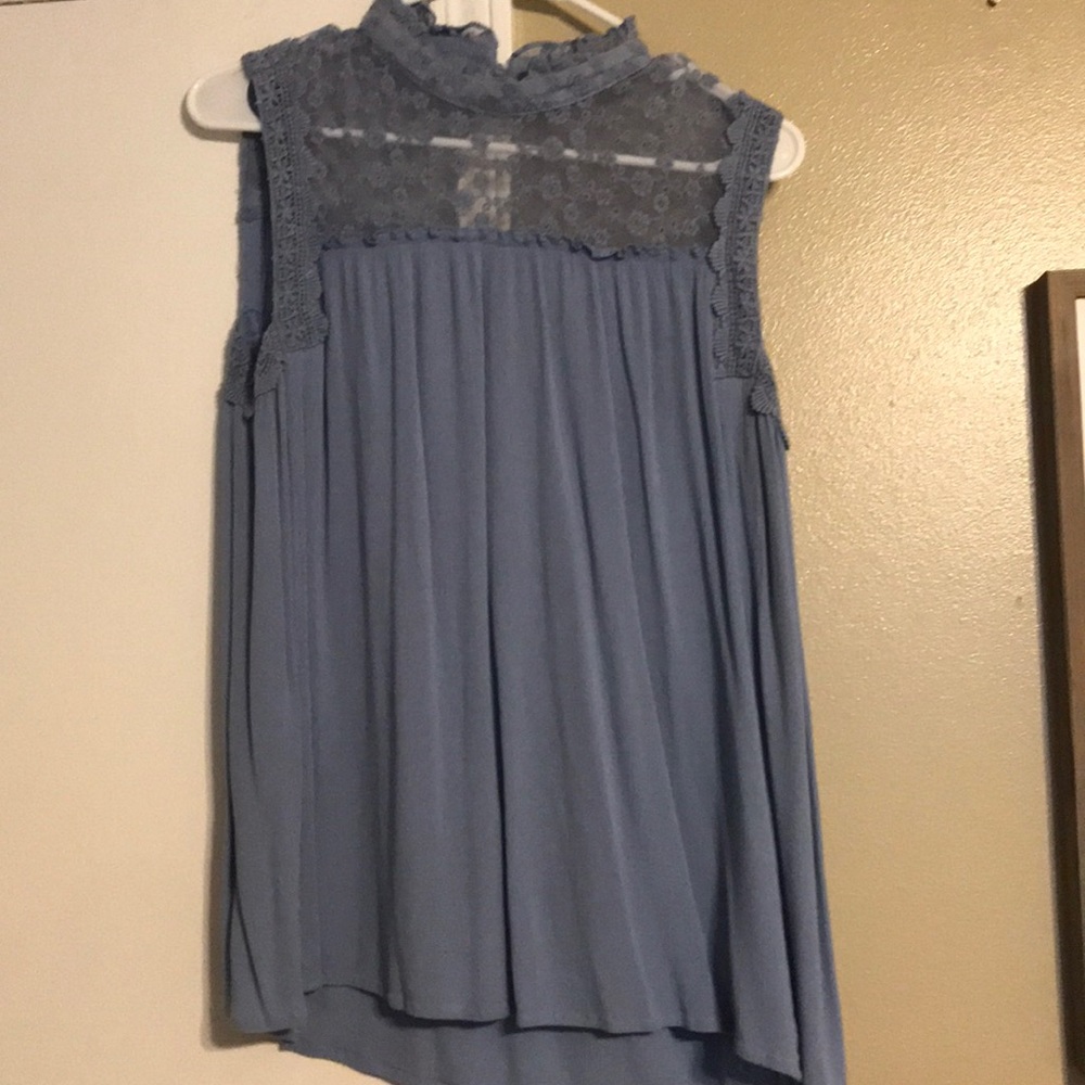 Sky blue top